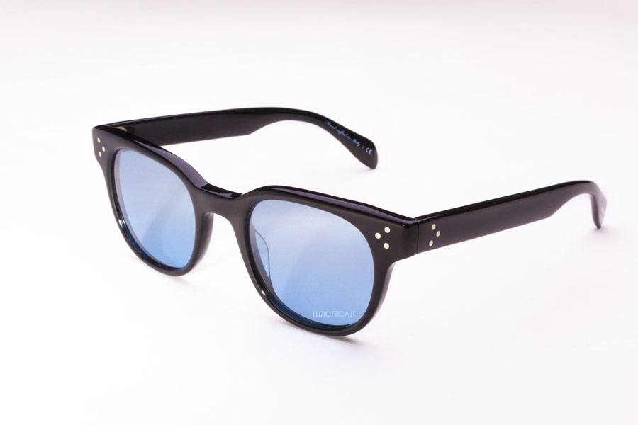 Con Lenti Sfumate Occhiali Neri Lenti Azzurre Lenti Azzurre Moscot