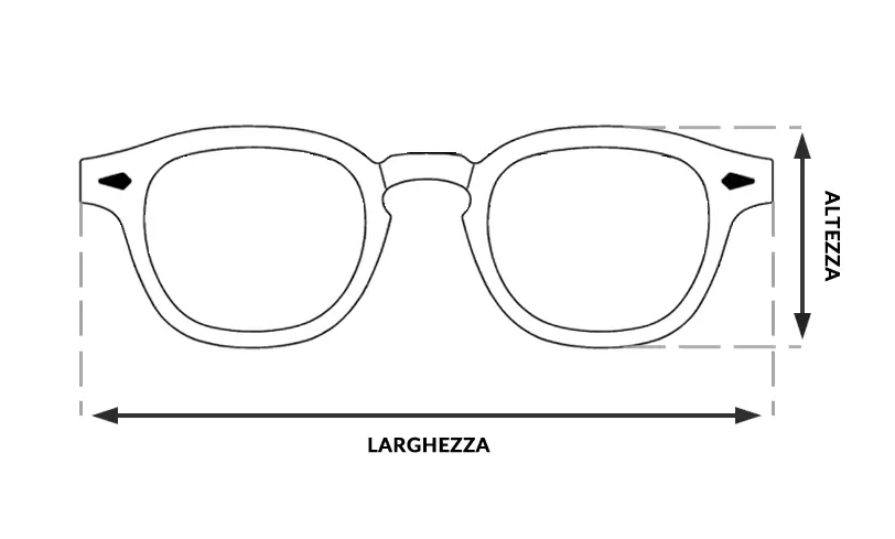 Maßnahmen Brillen - Vorderseite